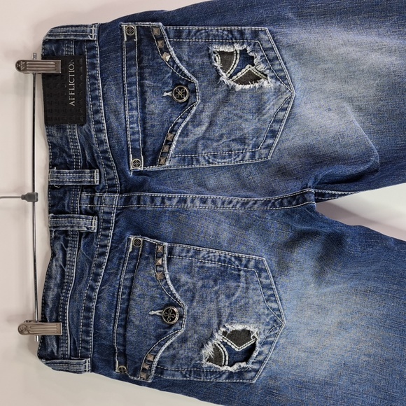 Affliction Black Premium Cooper Relaxed Boot Size 32x32 - Picture 4 of 17